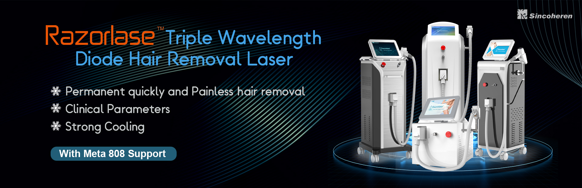 Diode Hair Removal Laser Sincoheren Razorlase