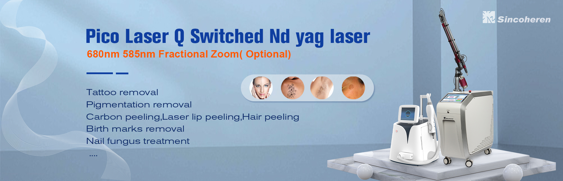 FDA and MEDICAL CE yag laser