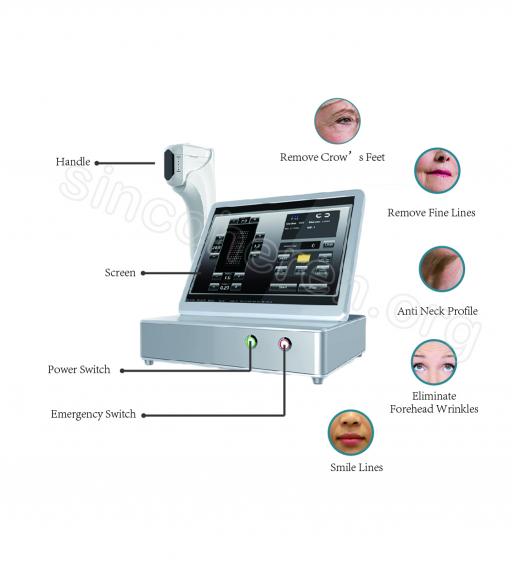 3D HIFU non invasive Face and Neck lift body shape